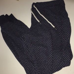 Aerie polka dot joggers